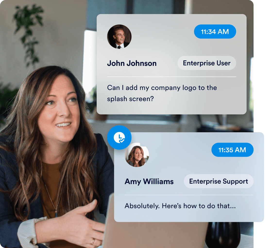 Access a dedicated support team